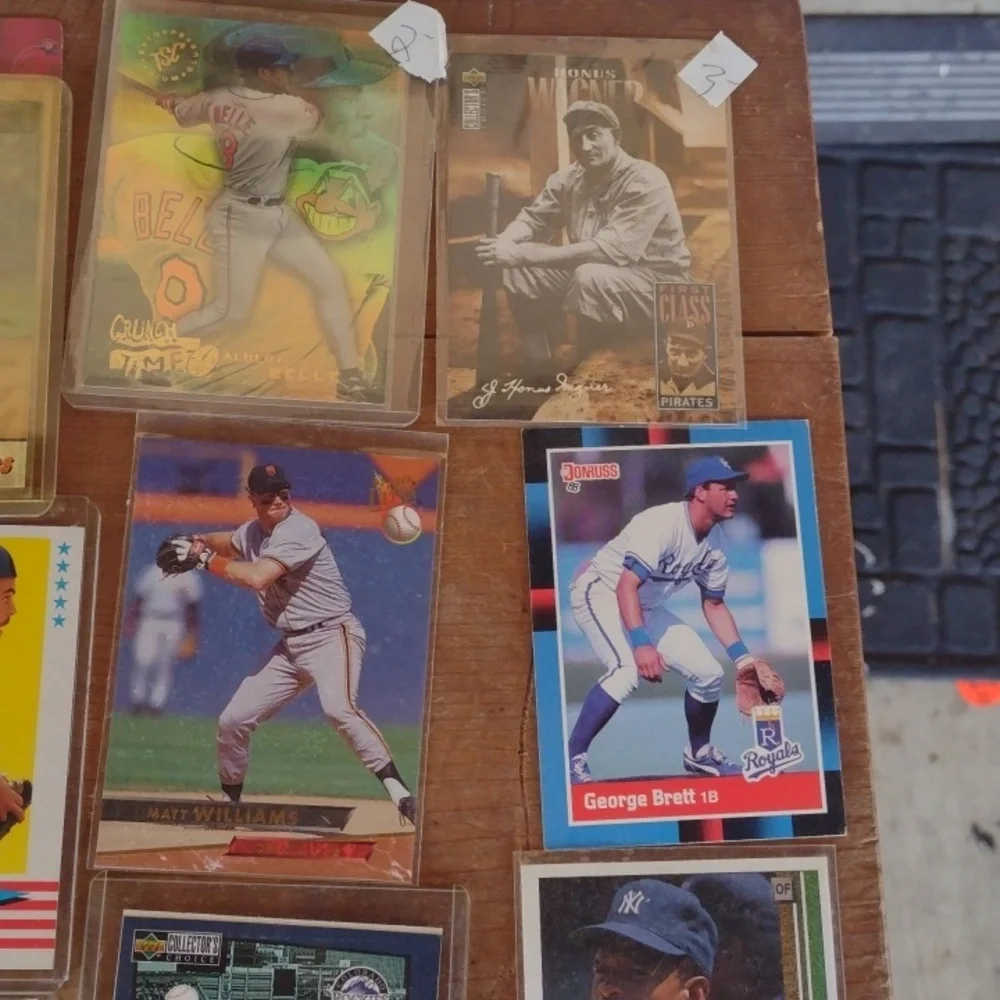 Assorted Baseball Trading Cards Collection